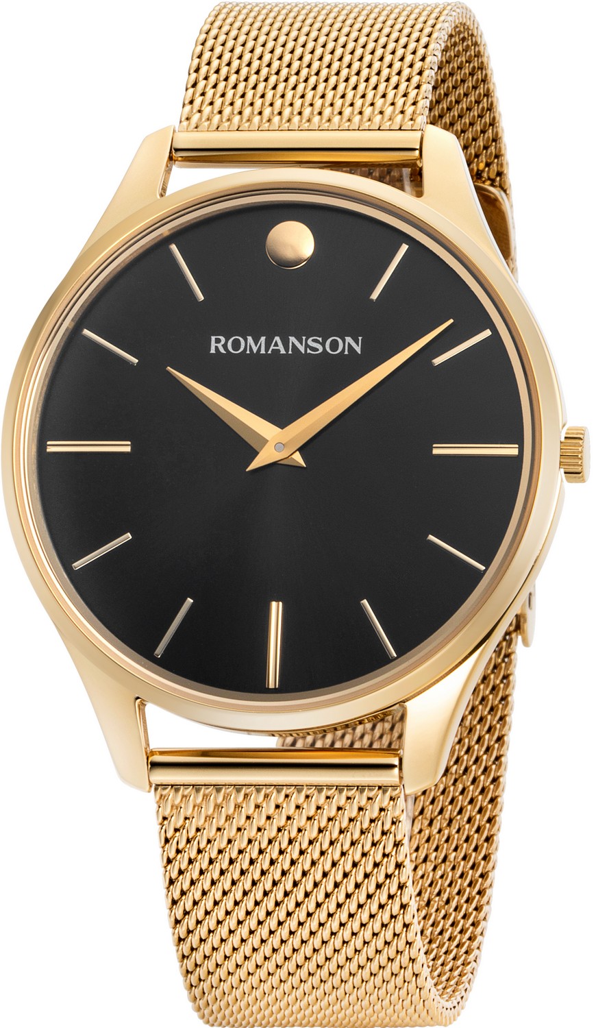 ROMANSON  Мужские часы, кварцевый механизм, сталь, 40 мм